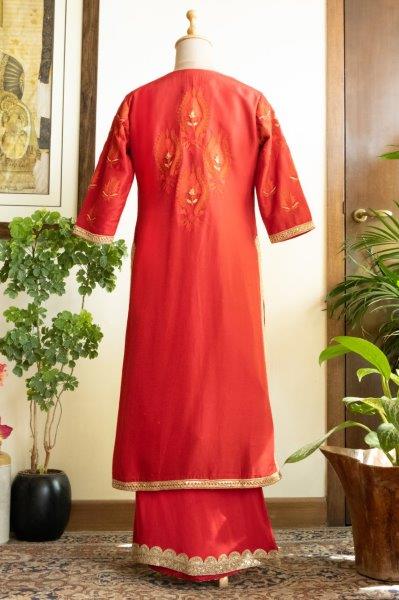 Kurta With Palazzo & Dupatta