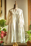 Off-white Benarasi Chanderi TunicOff-white Benarasi Chanderi Tunic