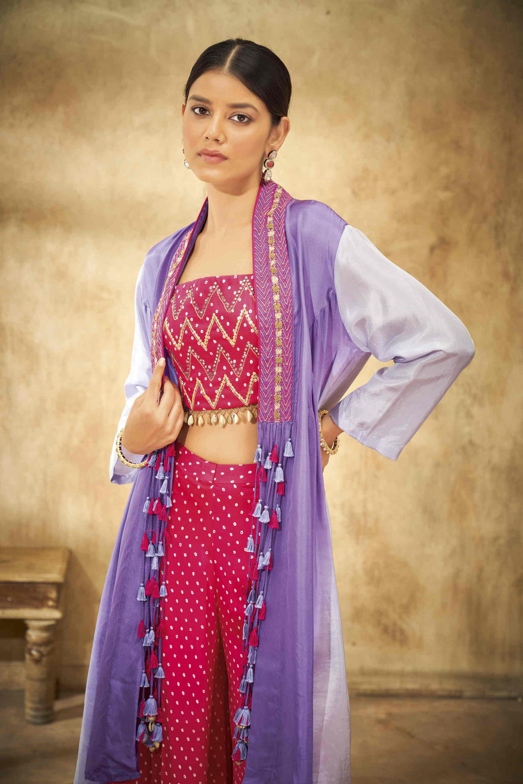 Purple Shaded Cape