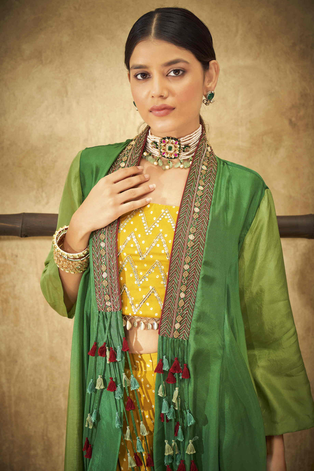 Green Shaded Cape