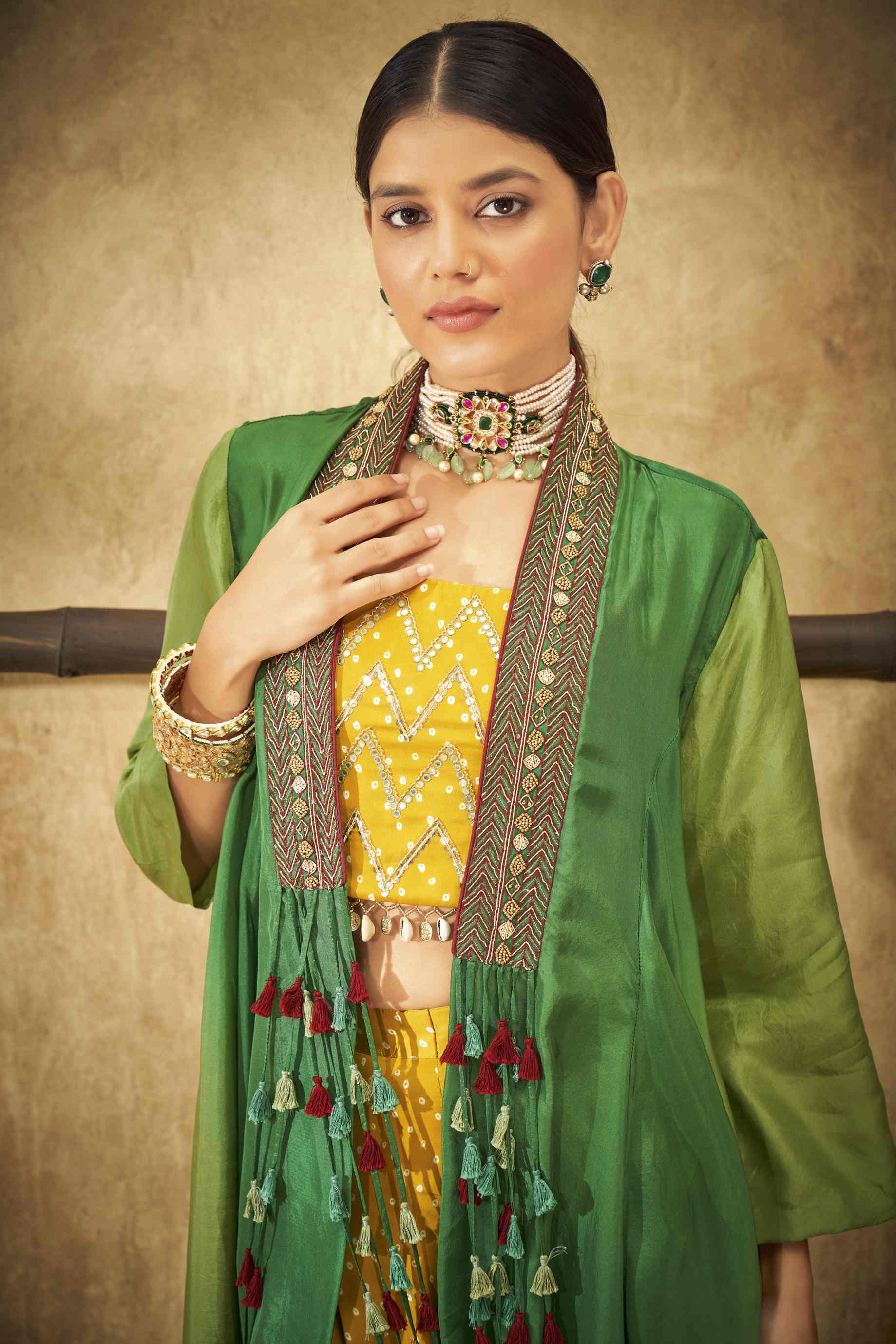 Green Shaded Cape