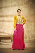 Yellow Bandhani Gara