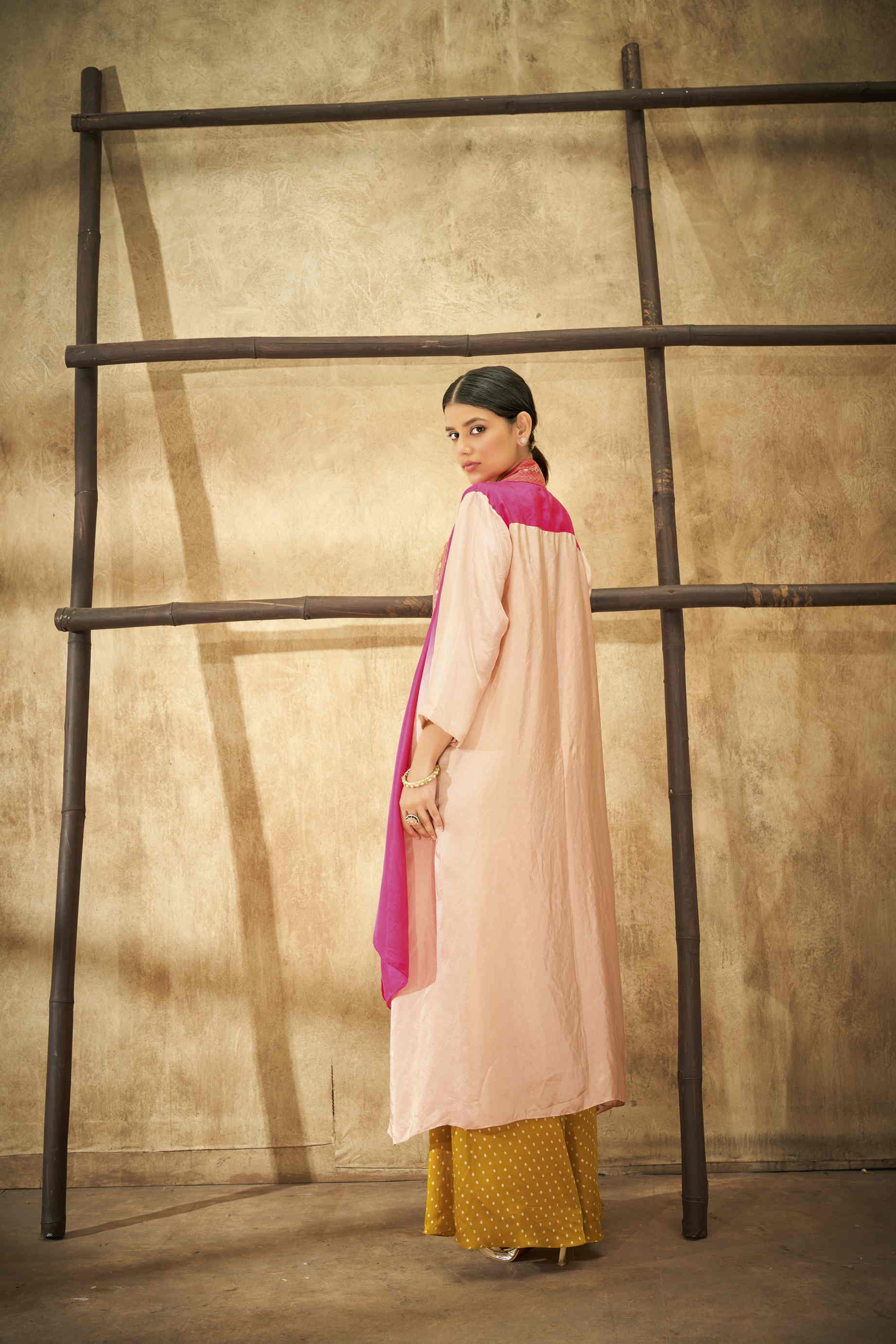 Pink Shaded Cape