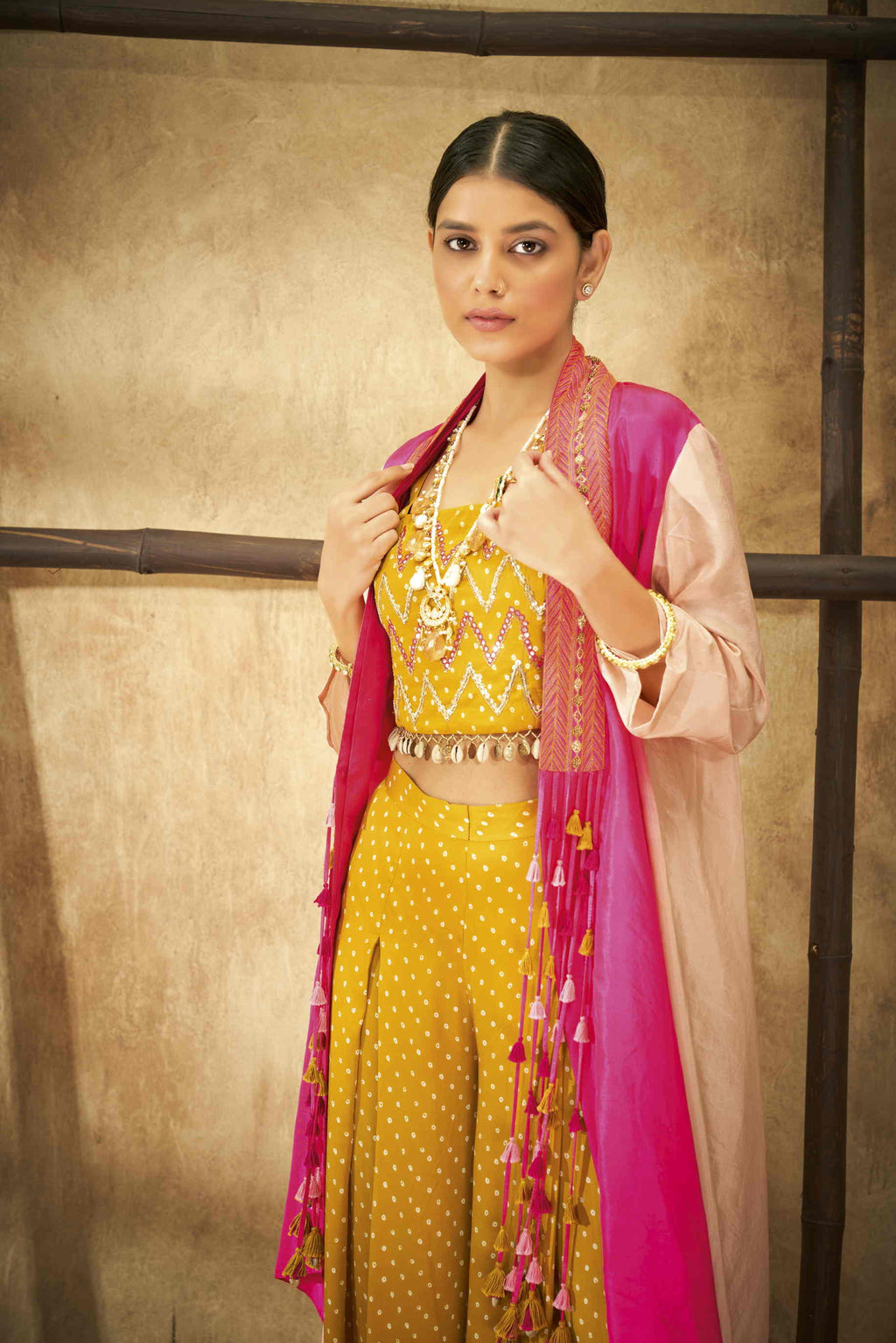 Pink Shaded Cape