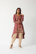 Embroidered Kurti With Dhoti Aditi Somani India