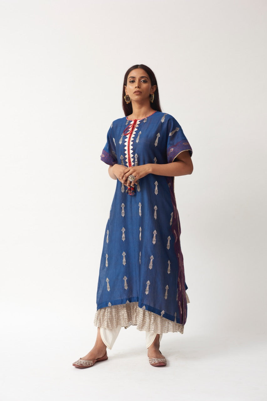 Layered Tunic With Dhoti Aditi Somani India